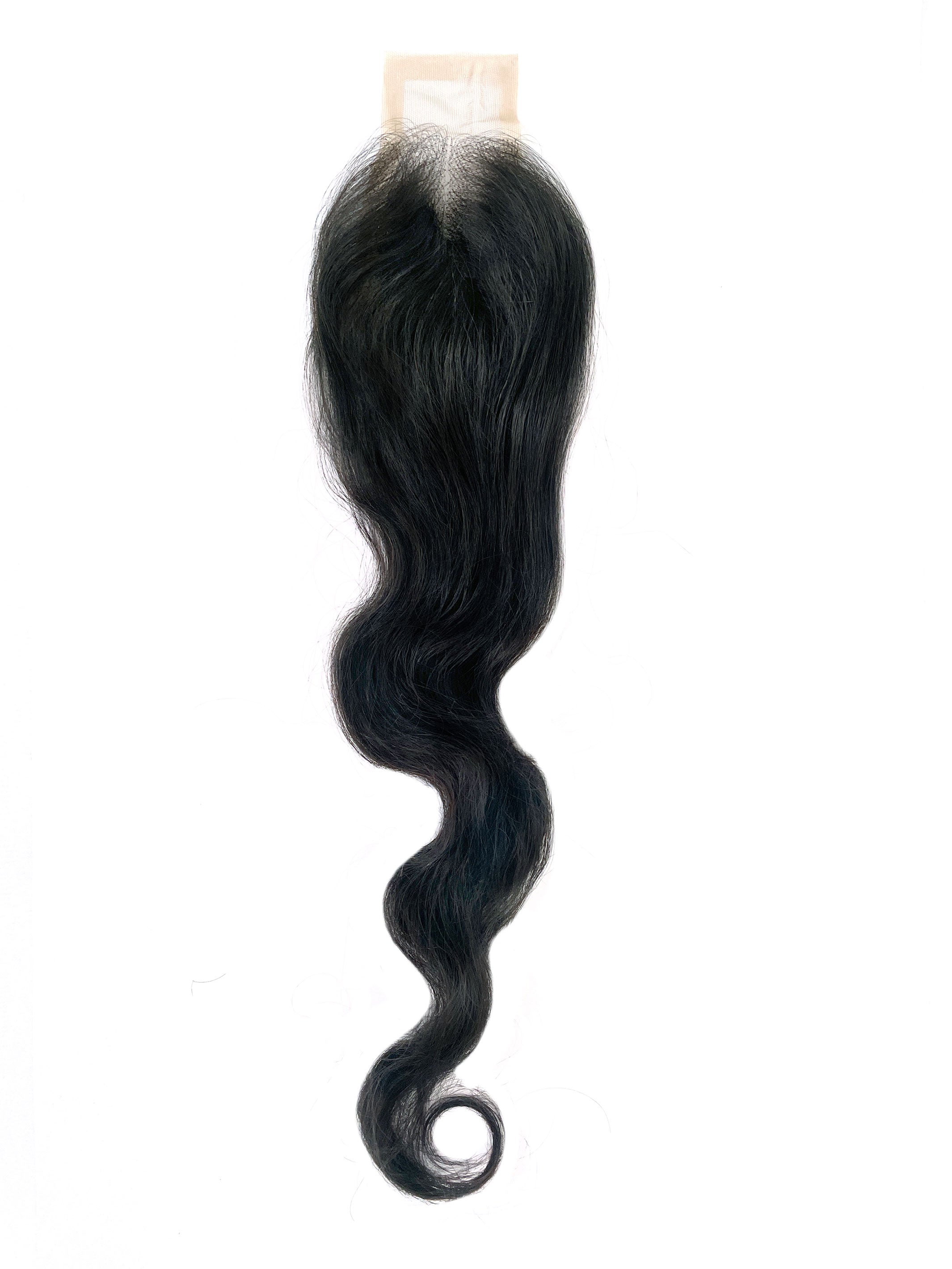 Body Wave HD Lace Closure 2x6 Raw Indian Hair Extensions 20 in NEW Indian Wavy 2x6 Invisible HD Lace Closure – Wigs main image 2