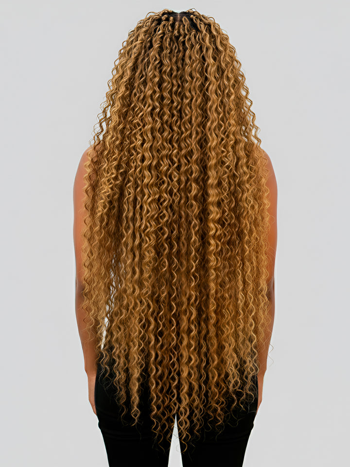 Indique Boho Curl Braiding Hair bundle pack