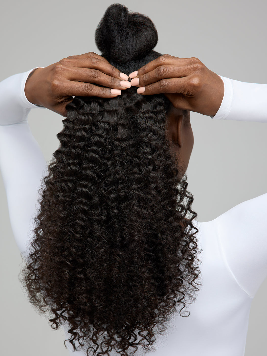 Full Bounce Coil Curl Clip-In set with multiple weft sizes and clips