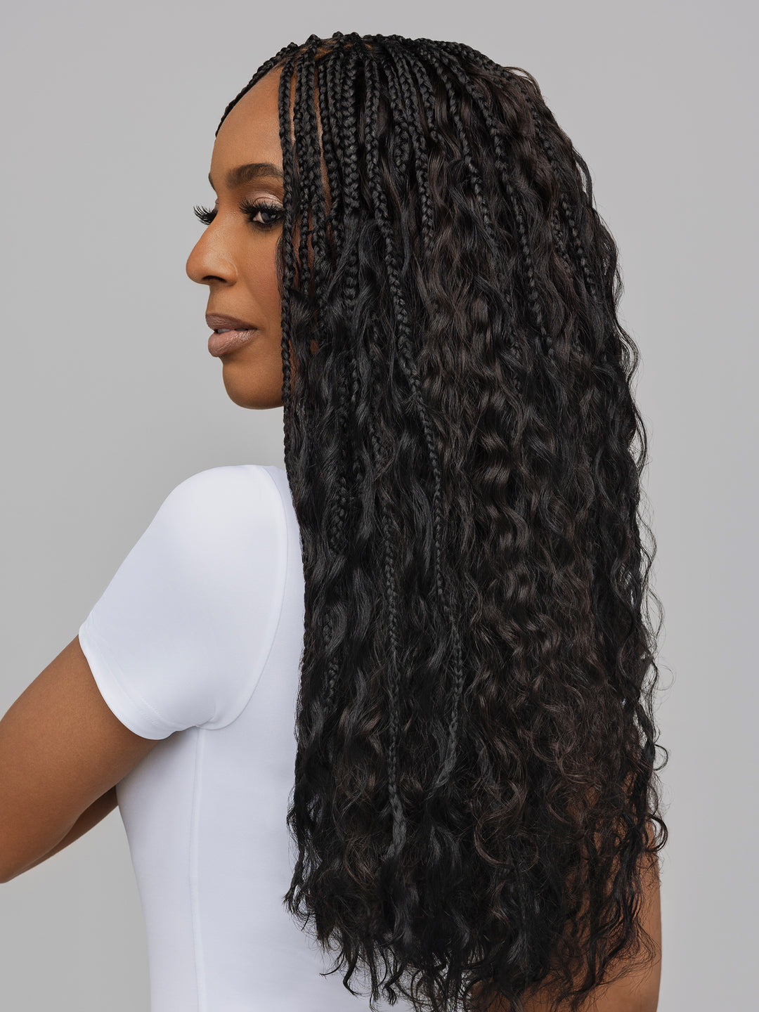 Pure Braiding Hair – virgin natural tone, versatile for knotless braids and crochet