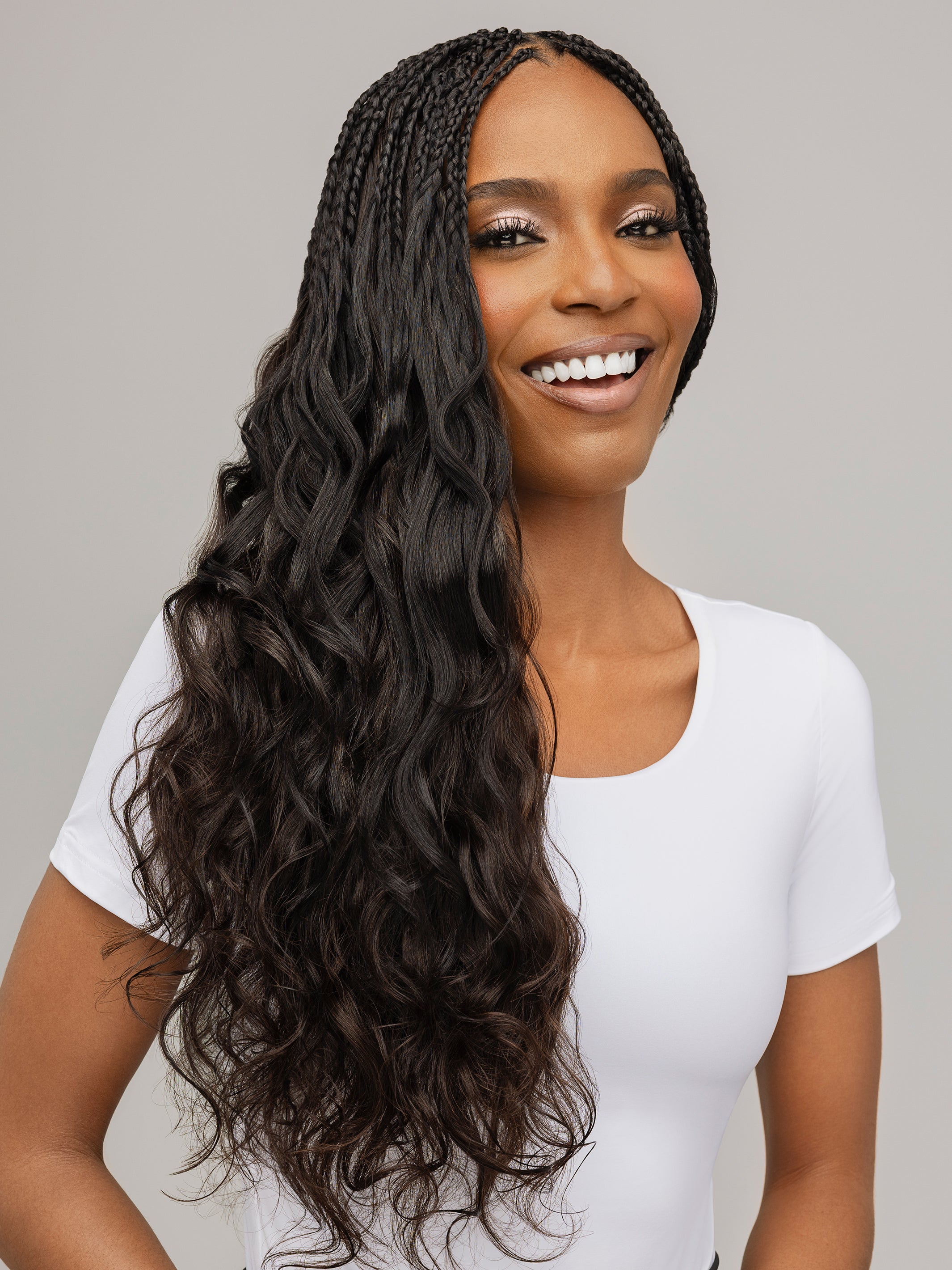 how to middle part hair