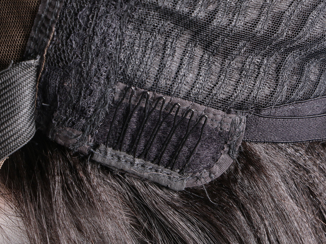 Pure Curly Wig: Offers a secure fit with adjustable straps and combs.