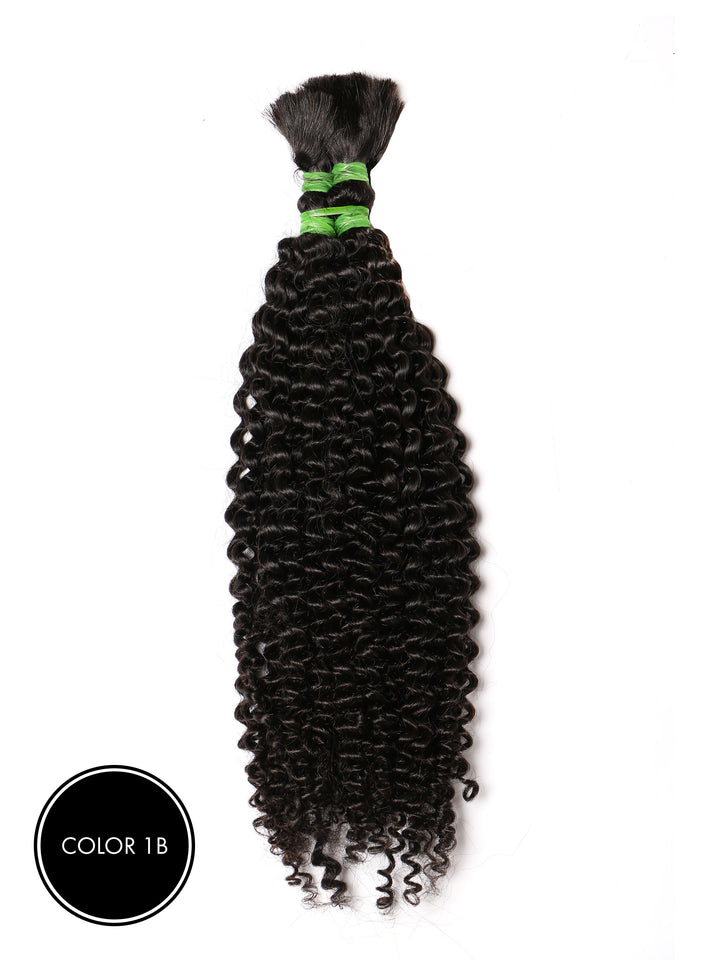 Indique Black Kinky Curly Afro Braiding Hair