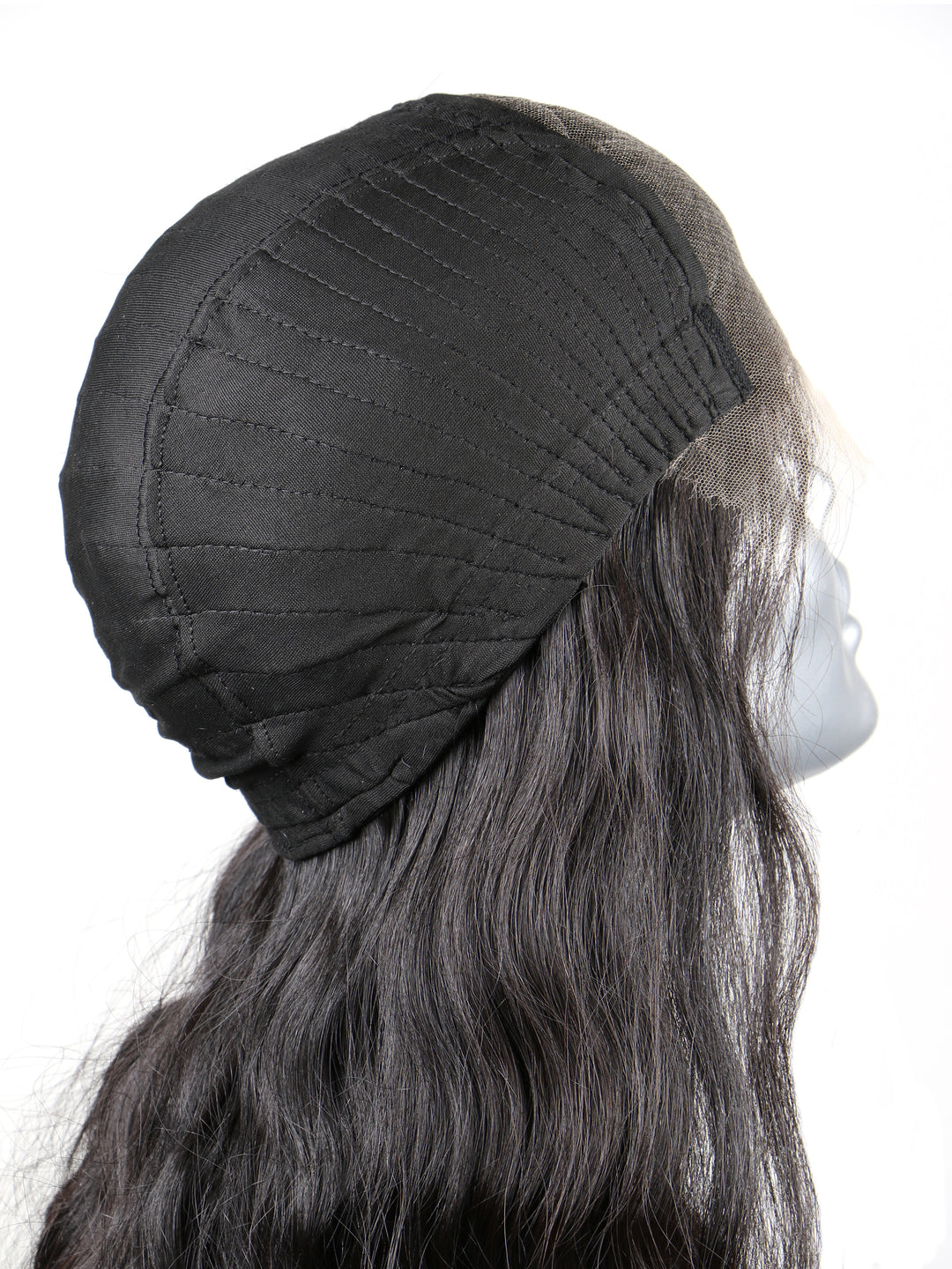 Indique Luxe Natural Wavy Closure Hair Wig With Elastic