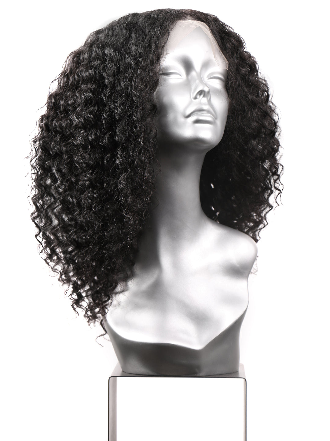 Side angle of Sea Fiji Curl Closure Wig with defined curls