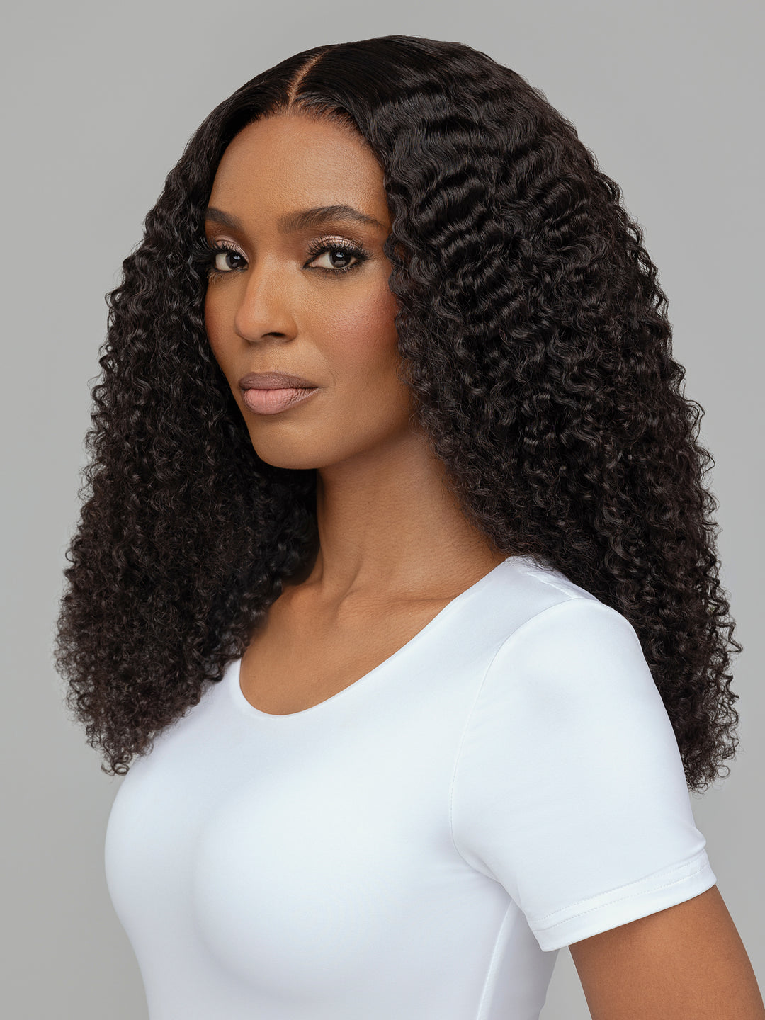 Back view of Sea Fiji Curl Closure Wig showing curl pattern