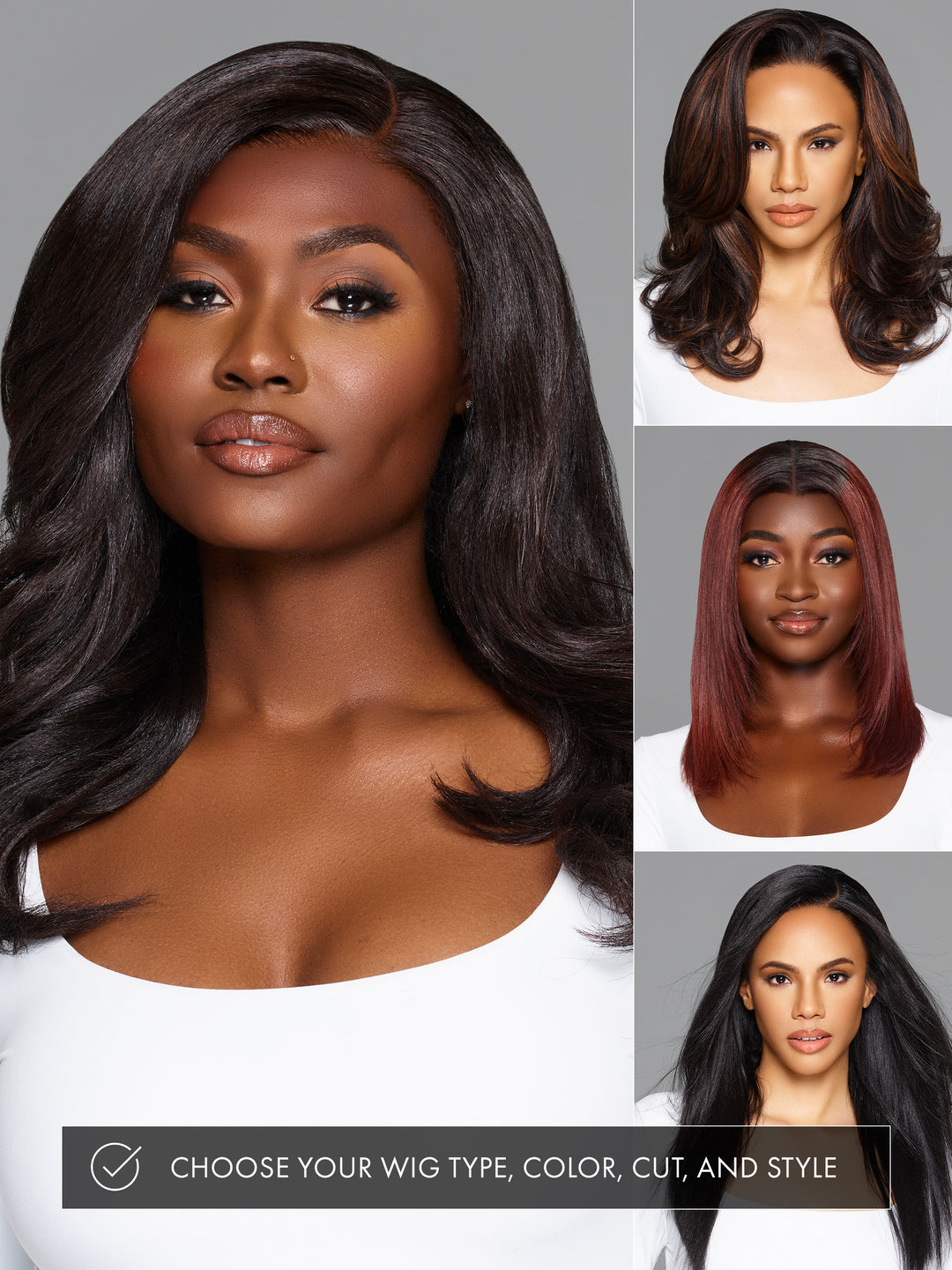South East Asian Straight Custom Wig Styled Flat with Natural Shine