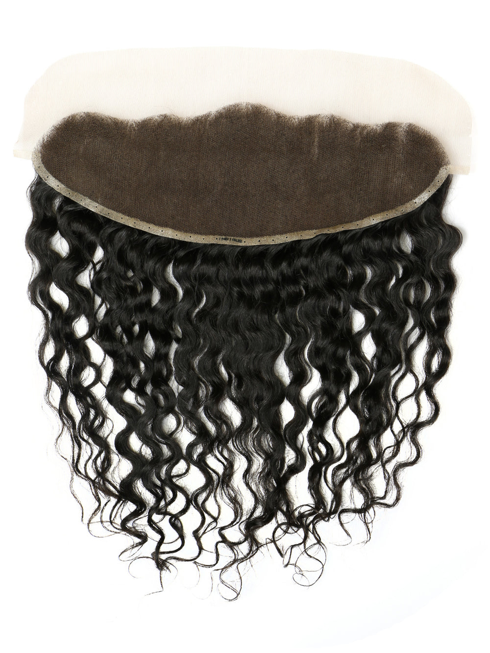 Indique Black Curly Natural Human Hair Frontal