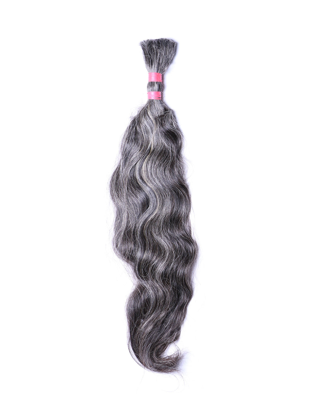 Indique Gray Wavy Hair For Braiding Styles
