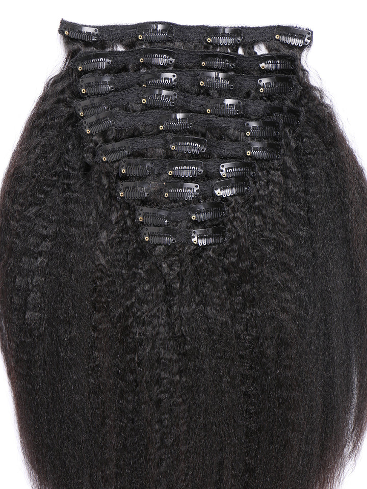 Indique Hair Weft Clip In Human Hair Extensions