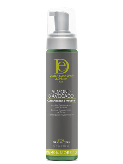 Indique Design Essentials® Natural Almond & Avocado Curl Enhancing Mousse 7.5 OZ Natural Hair Extensions
