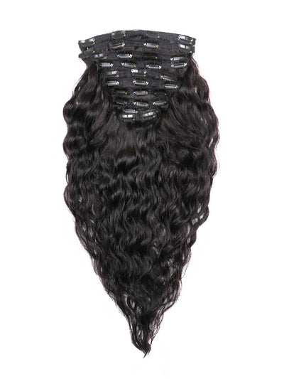 Indique Remix Wavy Clip-In Hair Extensions Virgin Hair