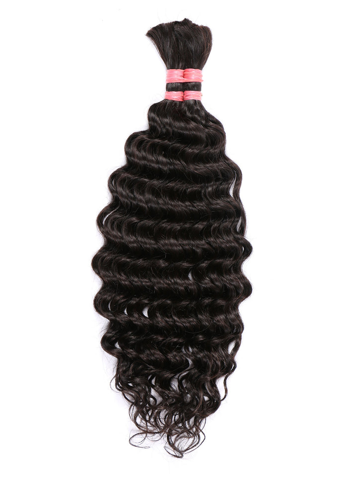 Indique Water Wave Bulk Braiding Hair Bundle