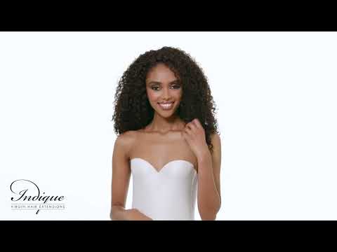 Indique V Part Human Hair Real Scalp Natural Coil Curl Hair