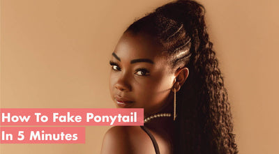 How To Fake A Long Ponytail In 5 Minutes?