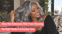The Complete Gray Hair Extensions FAQ: What to Know Before and After You Buy
