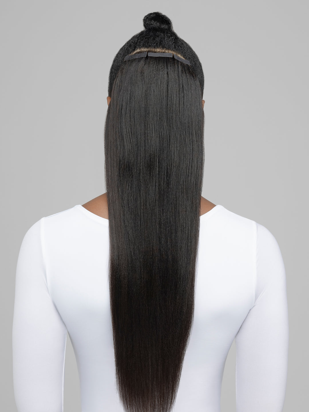 Indique Low Luster Relaxed Straight Tape-In Extensions for Seamless Install