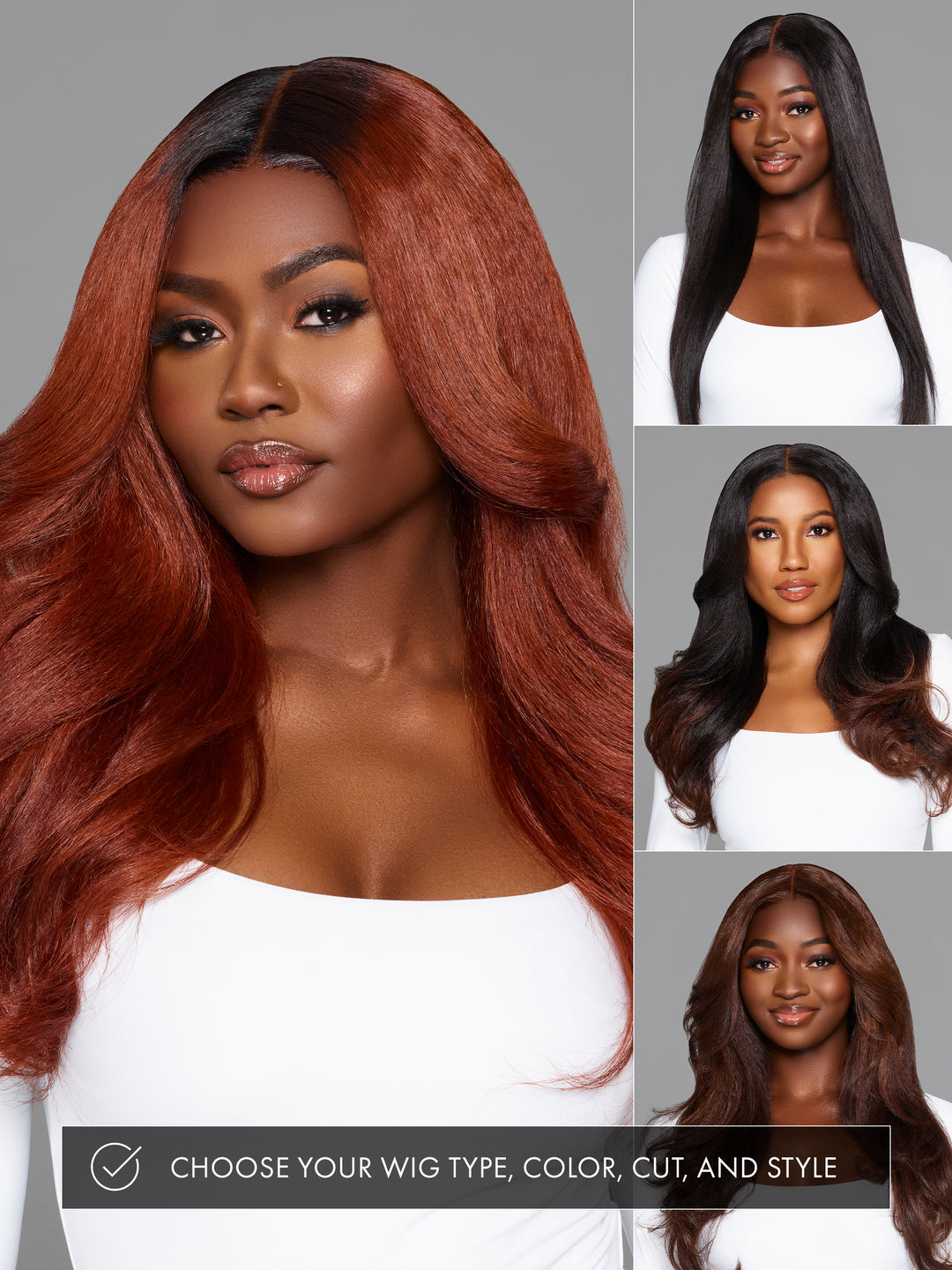 Indique Colored Custom Wig For All Hair Type