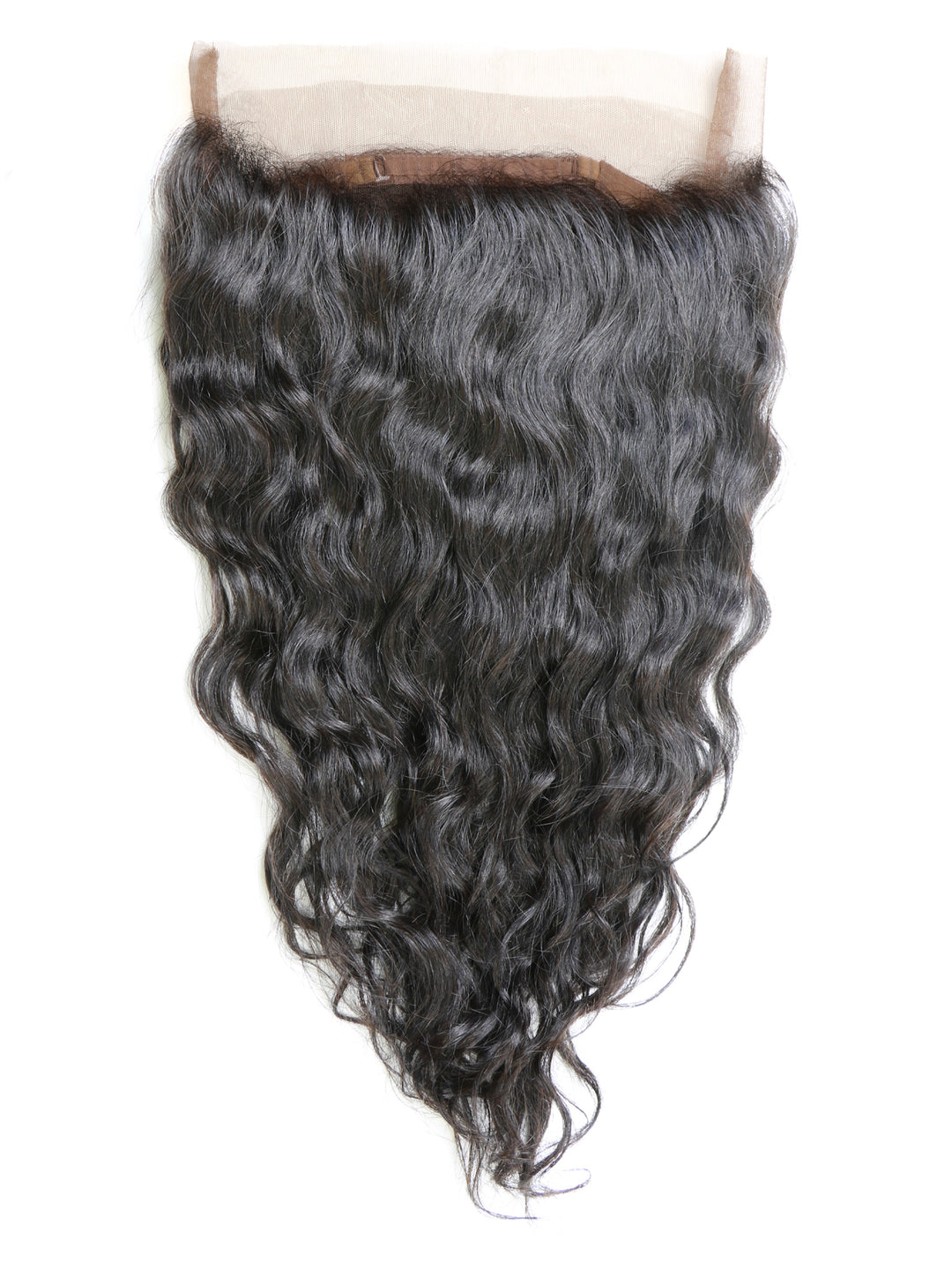 Indique V-Shaped Natural Wavy Hair 360 Frontal With Baby Hair