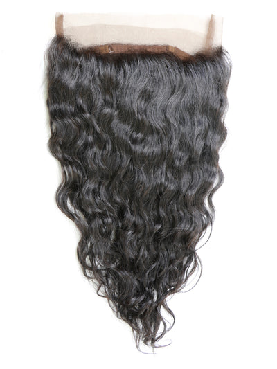 Indique 360 Frontal High Ponytail Natural Wavy Hair