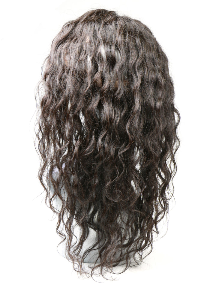 Indique U-shaped 360 Frontal Wig Natural Wavy Human Hair