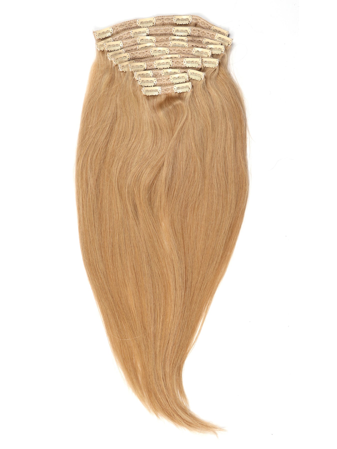 Blonde 10 Clip-In Straight Hair Extensions |Indique Hair