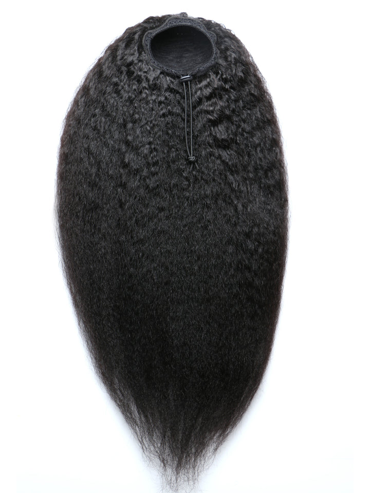 Indique Blow Out Black Ponytail Virgin Hair Extensions