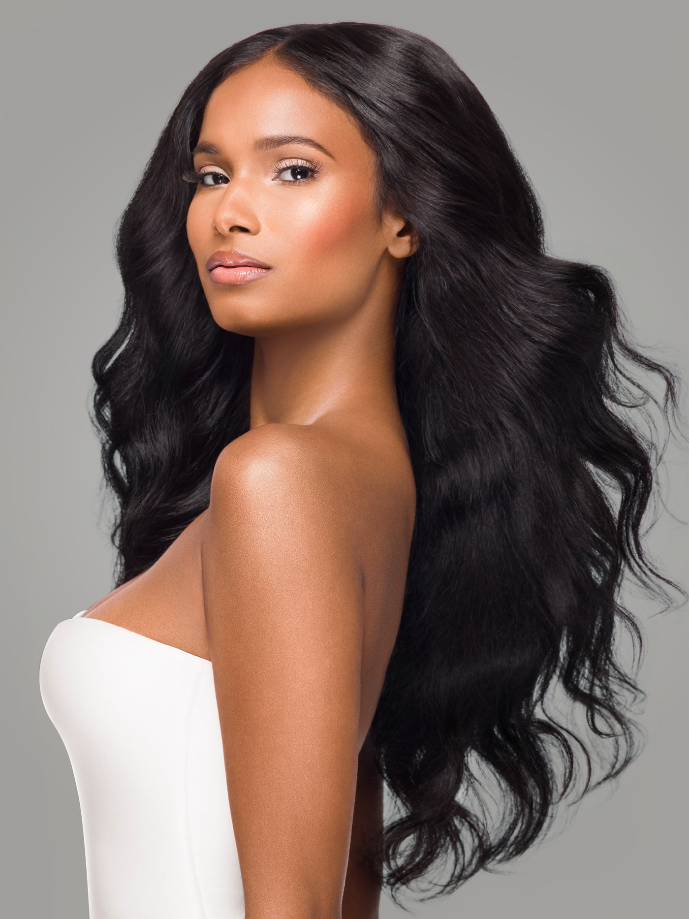 Indique Pure Wavy Lace Front Wig Virgin Indian Remy Hair