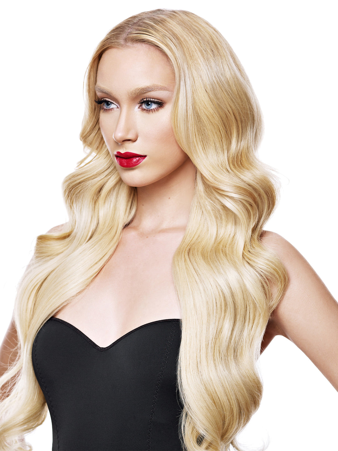 Indique Colored Straight Human Hair Extensions Variety Of Hair Colors