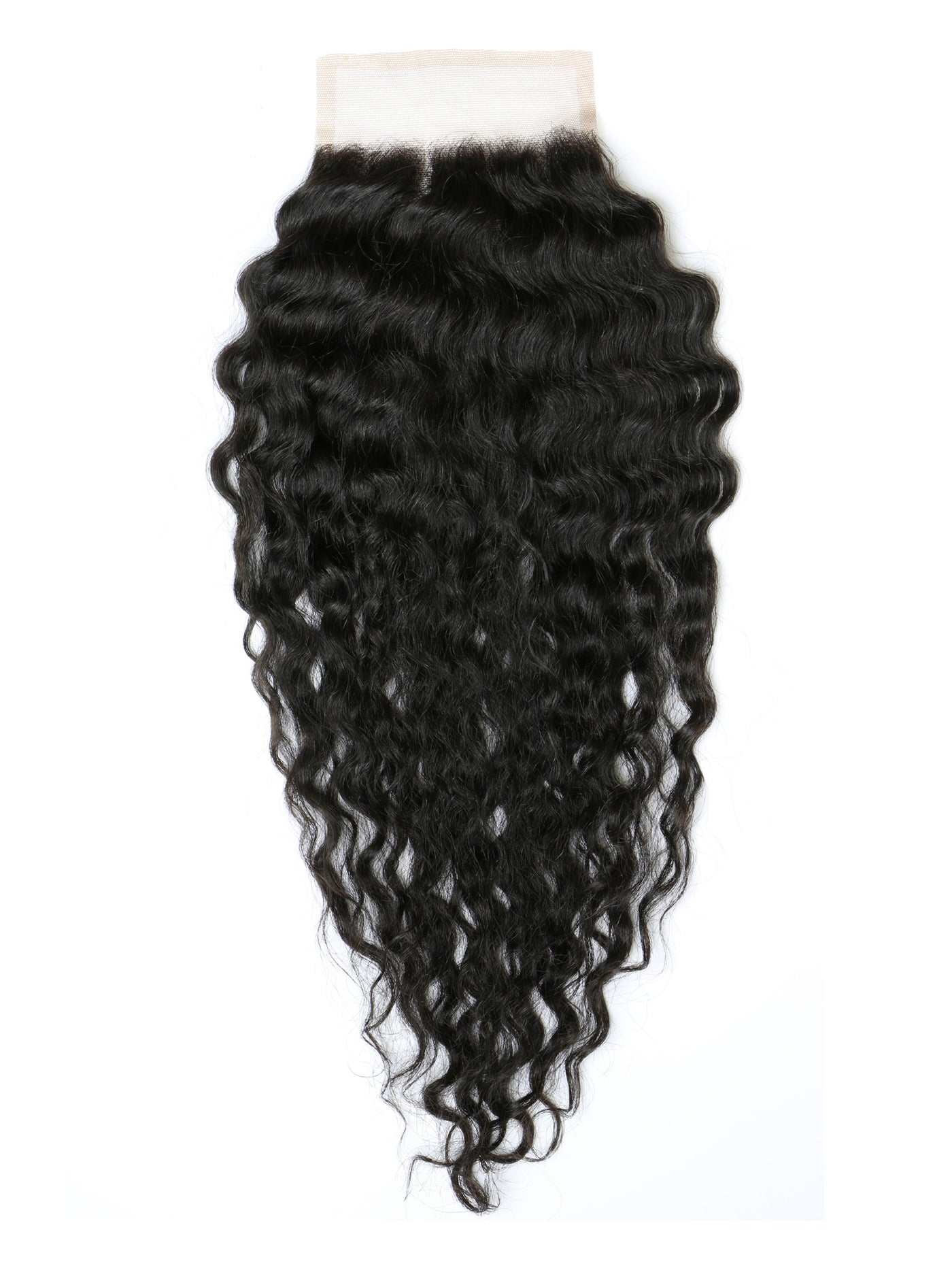 Indique Curly Closure 5x7 Swiss Lace Base
