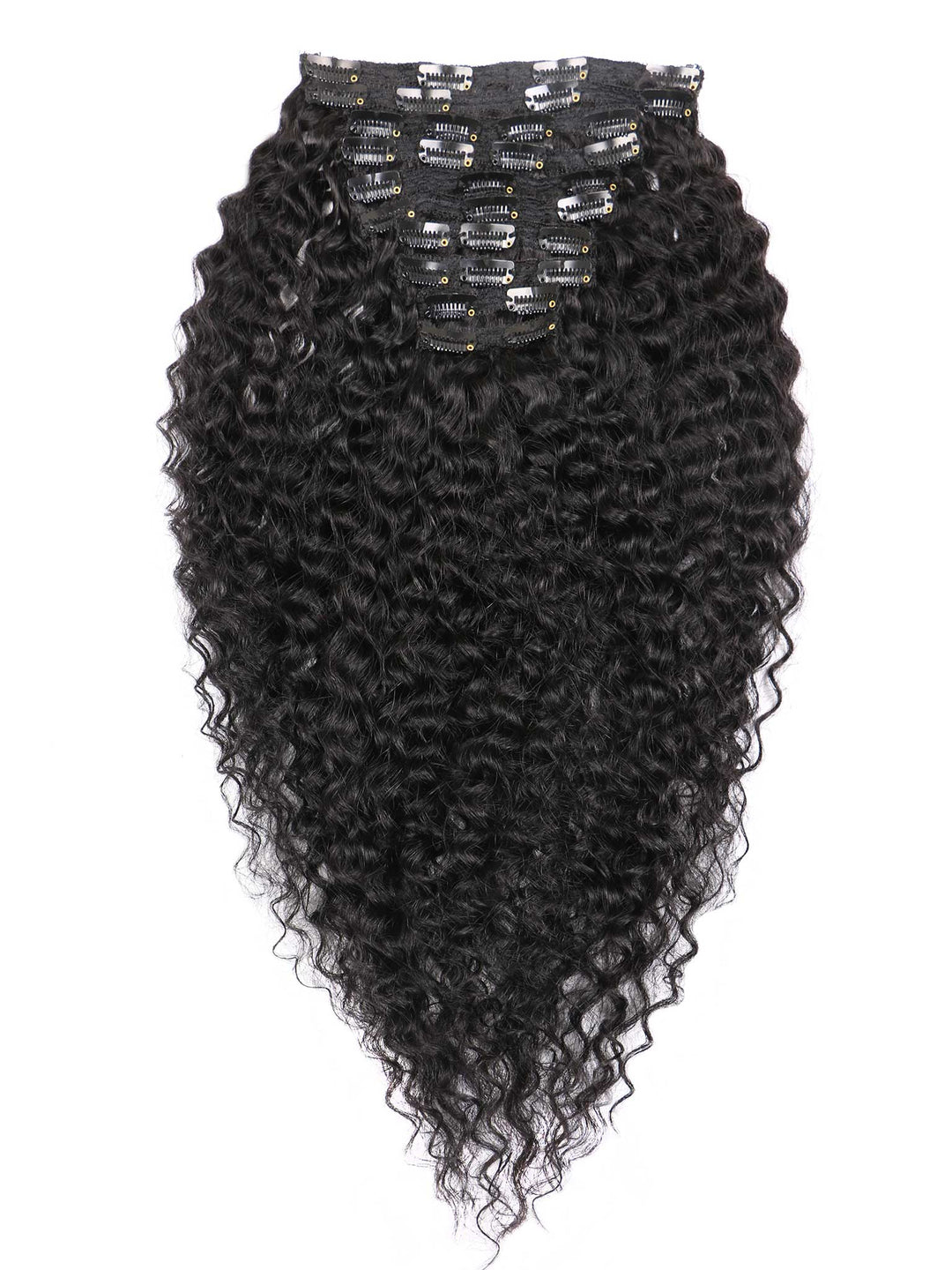 Indique Curly Clip In Hair Extensions Coil Curl Texture
