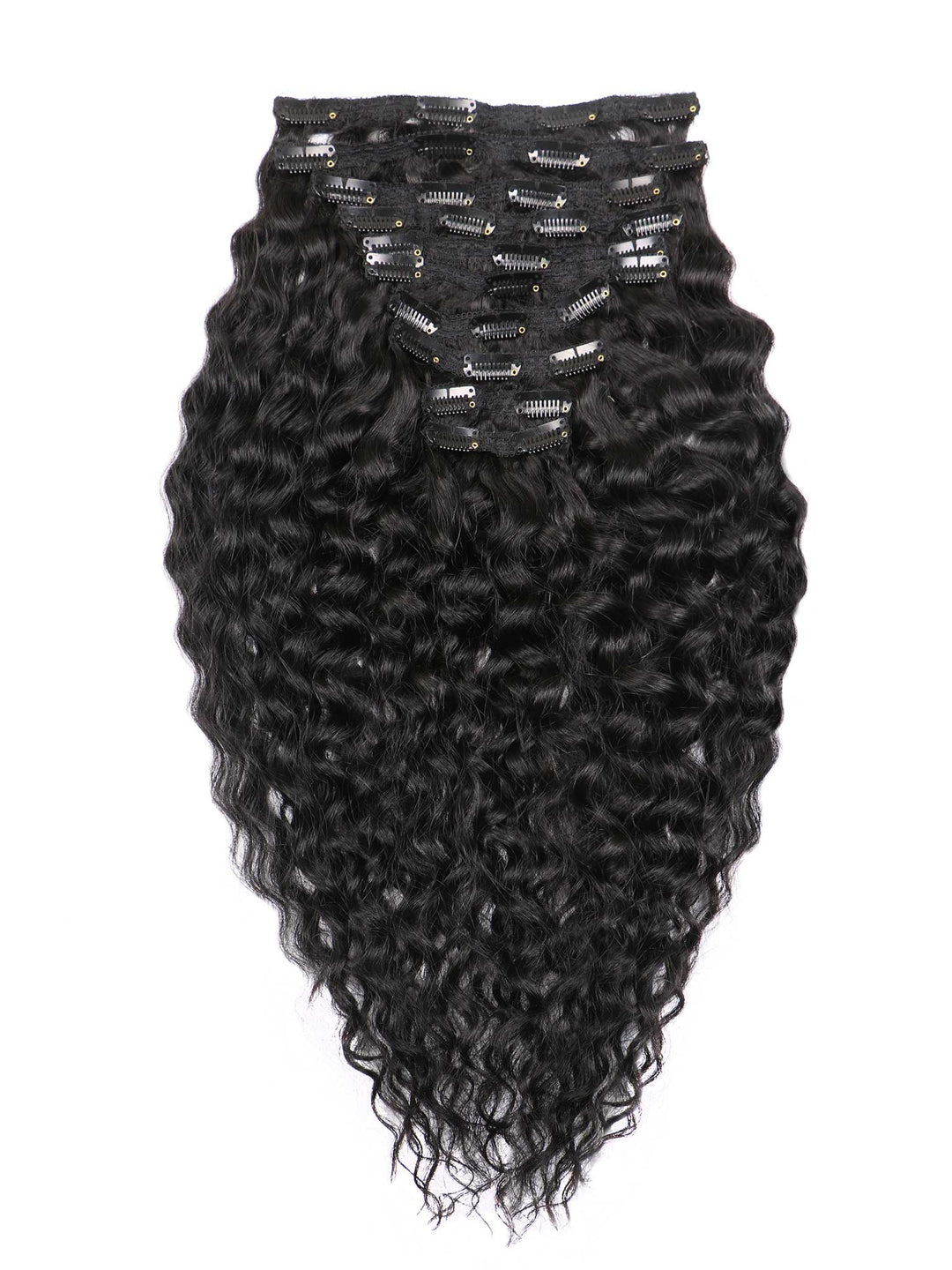 Indique Curly Clip In Weft Hair Extensions