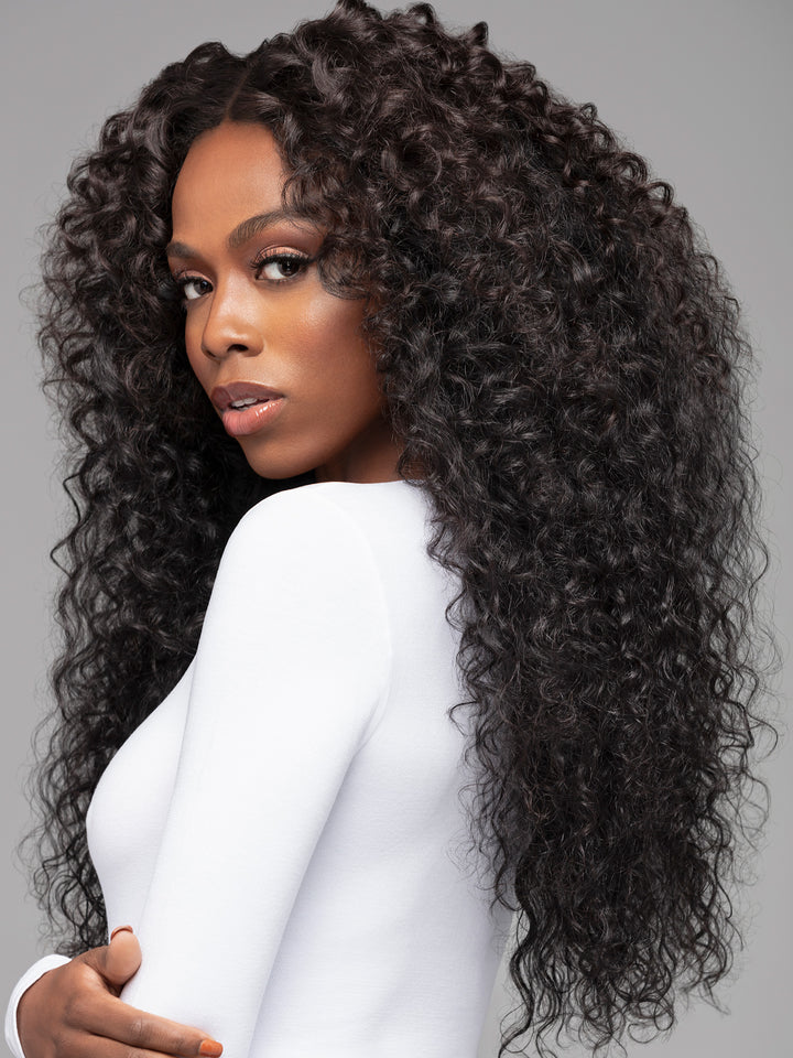 Indique Natural Virgin Indian Curly Hair Extensions
