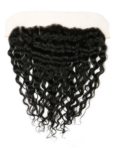 Indique Curly Human Hair Frontal Pieces