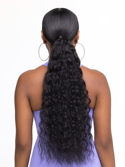 Indique Low Drawstring Ponytail And Long Lasting Hairspray For Perfect Curl