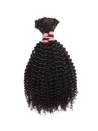 Indique Kinky Curl Braiding Hair Virgin Curly Hair