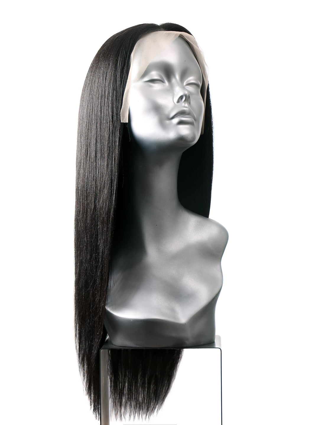 Indique Natural Straight Human Lace Front Wig