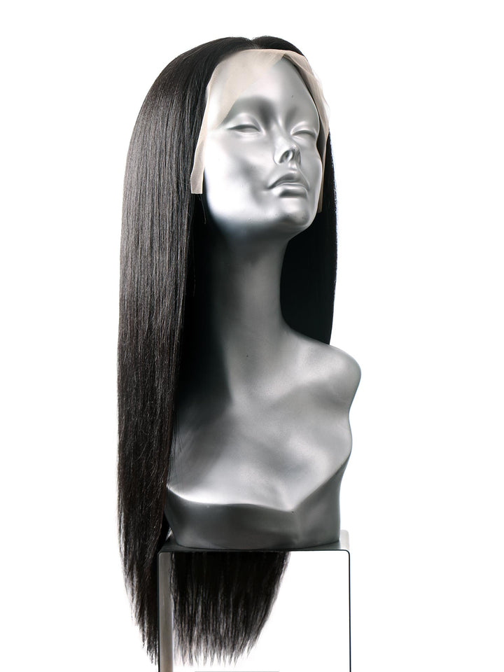 Indique Natural Straight Human Lace Front Wig