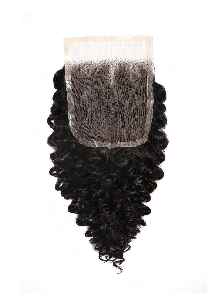Indique Side Part Closure Sew In With Curls Virgin Hair
