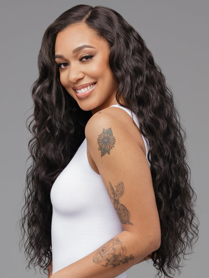 Indique Bounce Beach Body Wave Long Human Virgin Hair