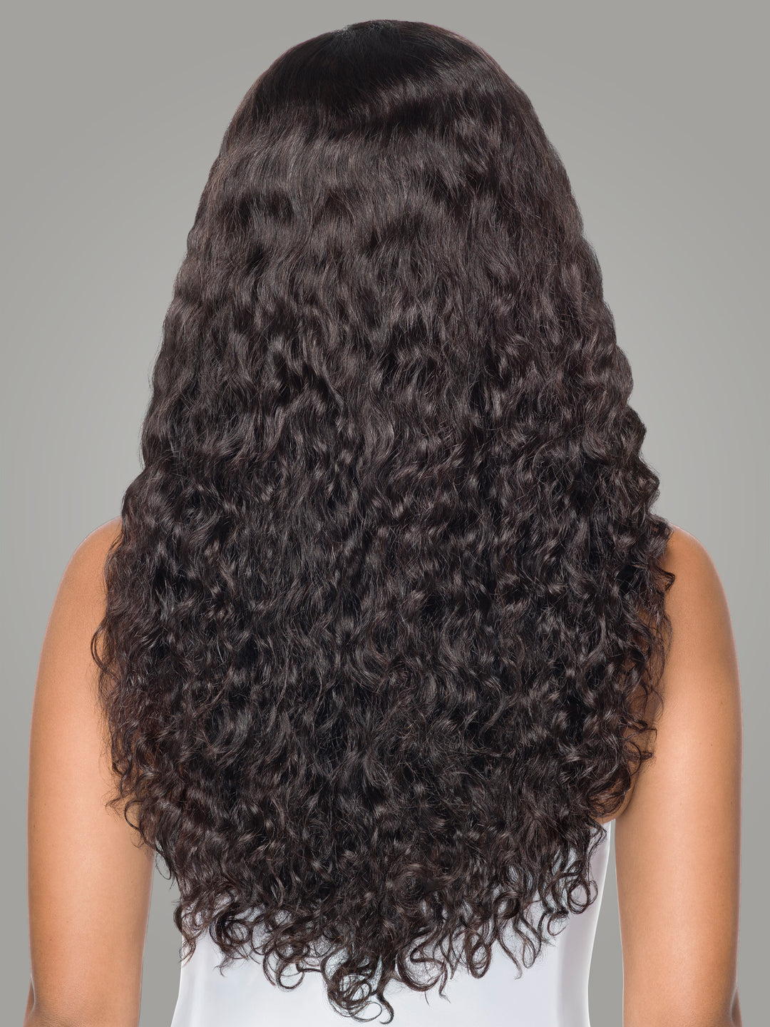 Indique Black Natural Curly Lace Front Wig