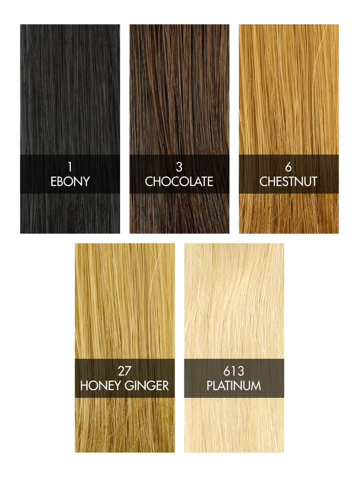 Indique Straight Human Hair Weaves Color Chart