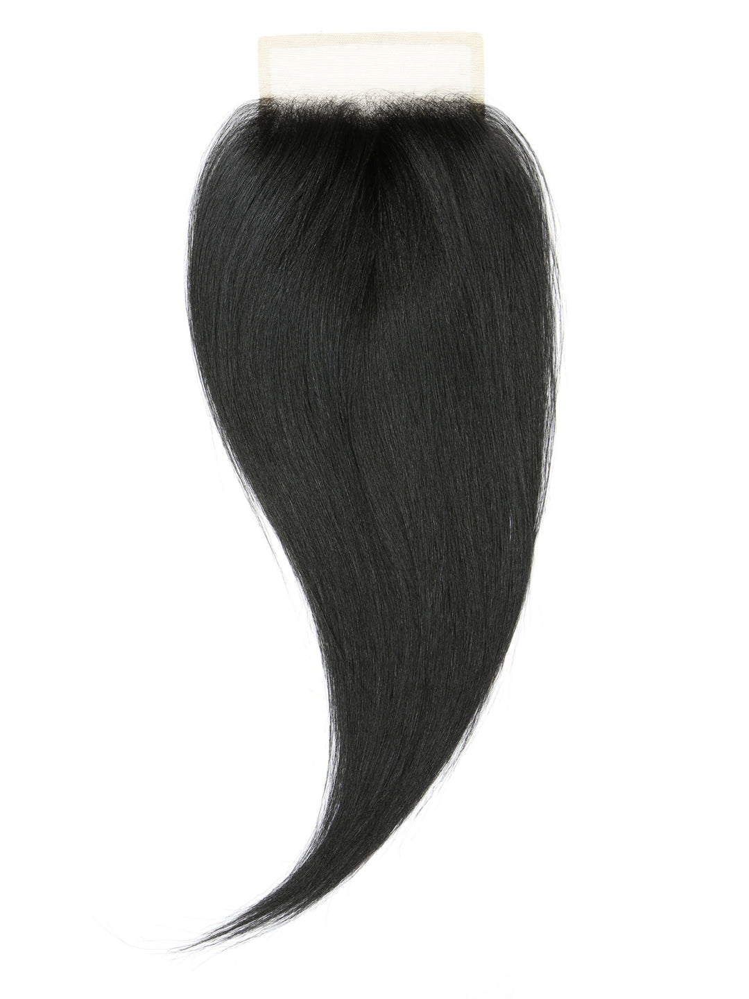 Indique Pressed Straight Closure with Swiss Lace and Freestyle Parting