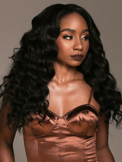 Indique Remix Deep Wave Wig With Baby Hair