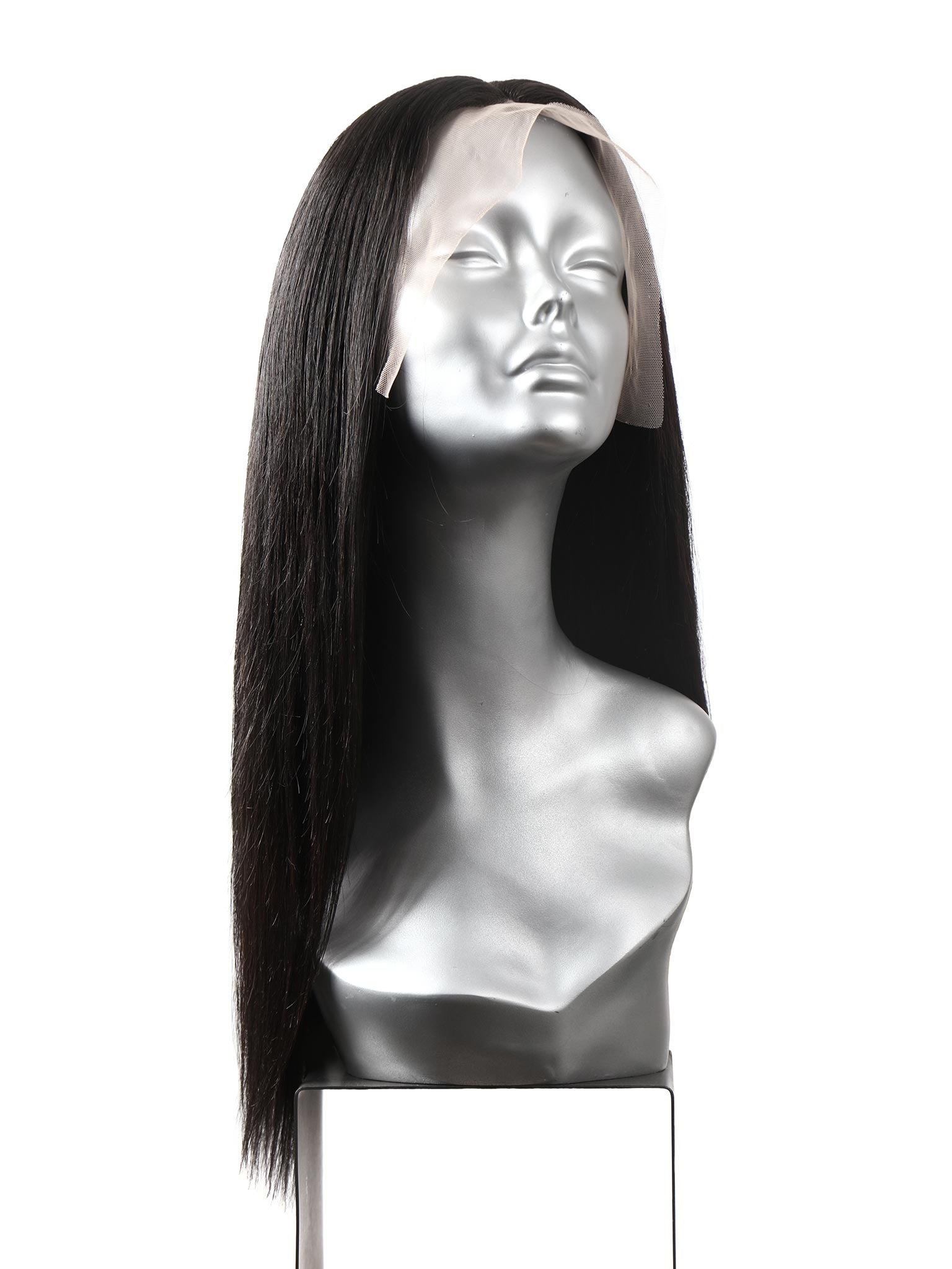 Human hair lace front half wigs 2025
