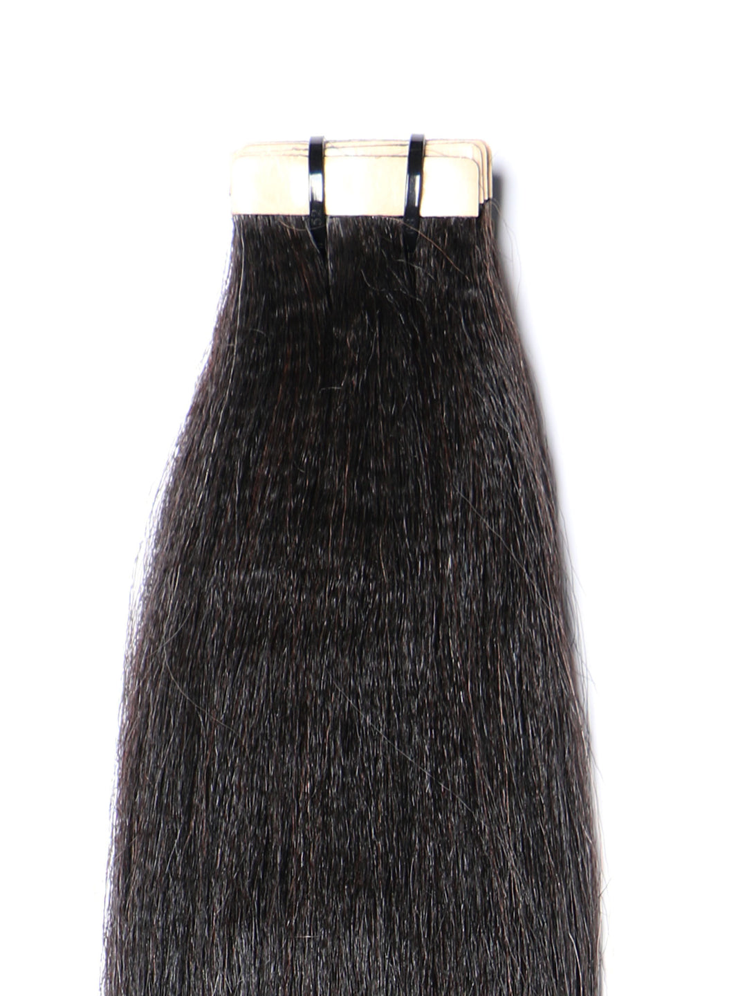 Indique Straight Virgin Tape-In Hair Extensions with Smooth Flat Finish