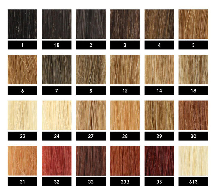 Indique Tape In Hair Extensions Virgin Human Hair Color Chart